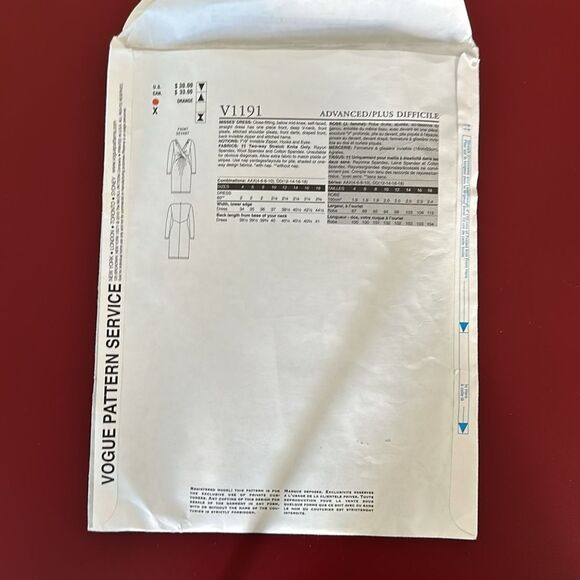 Vogue Patterns, , Michael Kors Designer, #1191 - Picture 6 of 8